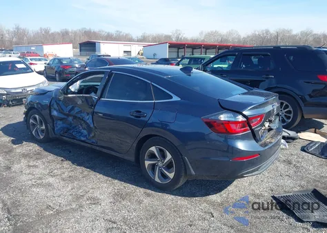 2019 Honda Insight Ex from USA, damaged, VIN 19XZE4F5XKE021614